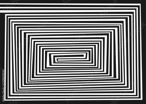 Abstract background with gradient maze line pattern