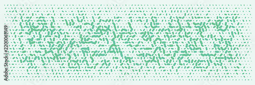 Abstract light green halftone pattern background with geometric dot texture