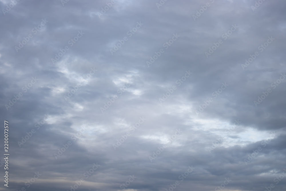 Fototapeta premium Cloud cloudy sky atmosphere gray storm overcast weather horizon texture