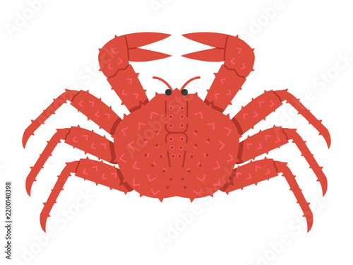 タラバガニのイラスト