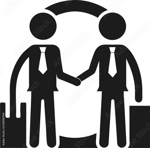 Team building or trust fall activity silhouette black icon