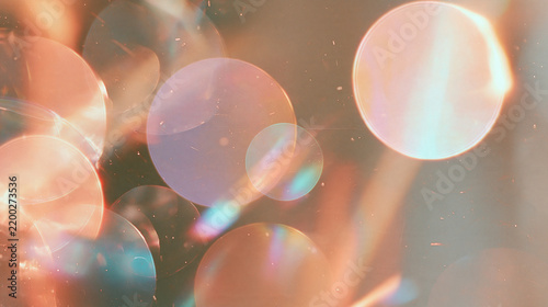 Dreamy Vintage Film Light Leak and Soft Bokeh