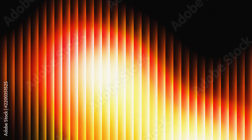 Abstract gradient with vertical glowing stripe, warm orange, red, and yellow color blending against black background for modern digital design