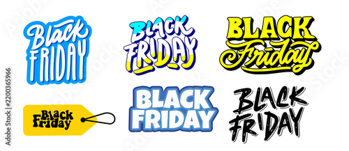 Yellow blue resources of black friday