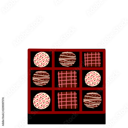 set of different kinds of sweets
