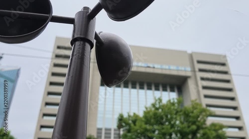 回転する風力計
