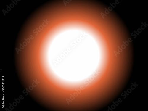 Radiant Orb of Light: A bright, luminous orb pulses with an inner glow, casting an ethereal aura against a stark, dark background. A symbol of energy and mystery.