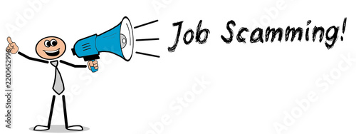 Obraz na plátně Job Scamming