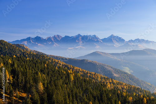 Peitlerkofel Mountain, Dolomiti near San Martin De Tor, South Tyrol, Italy