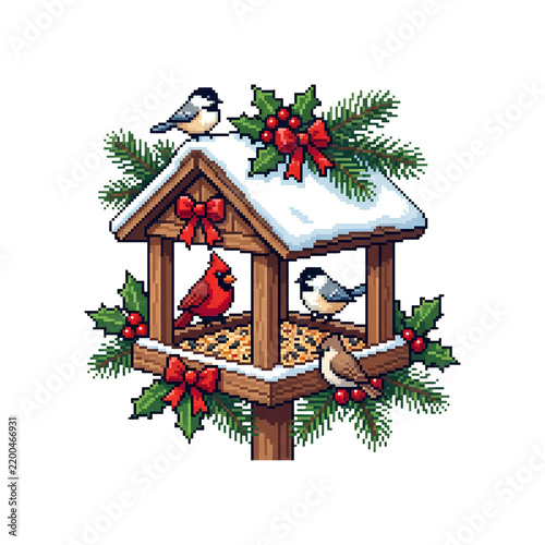 Cozy Christmas Winter Pixel Art Collection