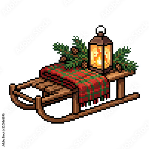 Cozy Christmas Winter Pixel Art Collection