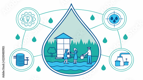 Water Resource Management and Sustainable Community Concept