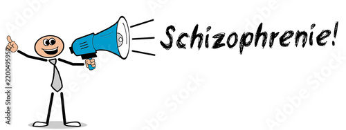Fototapeta Schizophrenie 