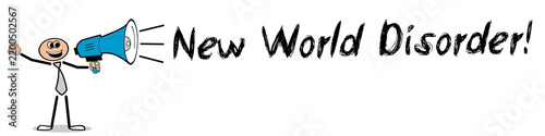 Naklejka New World Disorder 