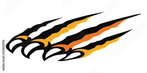 Sharp Tiger Claw Mark Logo