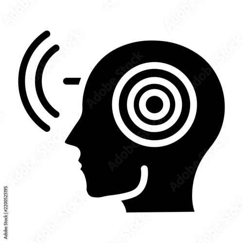 Sensory Marketing Vector Glyph Icon Design