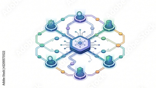 Multi Agent AI Workflow Orchestration Vector for Enterprise Business Process Automation