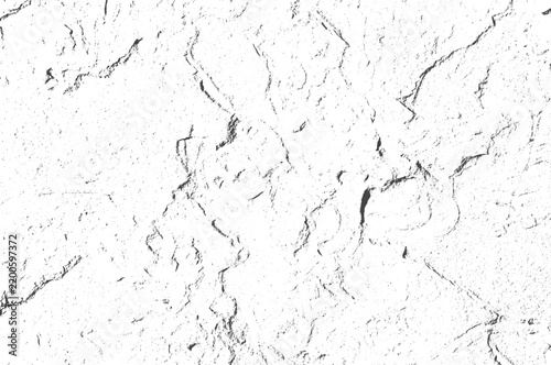 Distressed Overlay Texture. Cracked Concrete. Grunge Background. EPS 10 Vector Illustration.