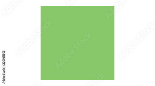 Solid light green square shape