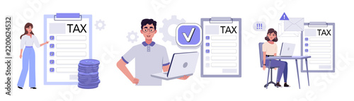 Tax Filing and Accounting Character Set