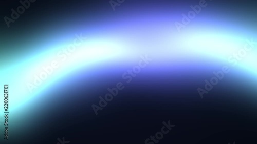 Abstract glowing cyan and blue neon gradient wave undulating on dark background seamless loop animation