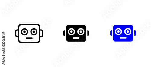 AI Voice Bot with Signal Waves Icon - Artificial Intelligence Assistant, Audio Waveforms, Smart Speaker Vector Symbol