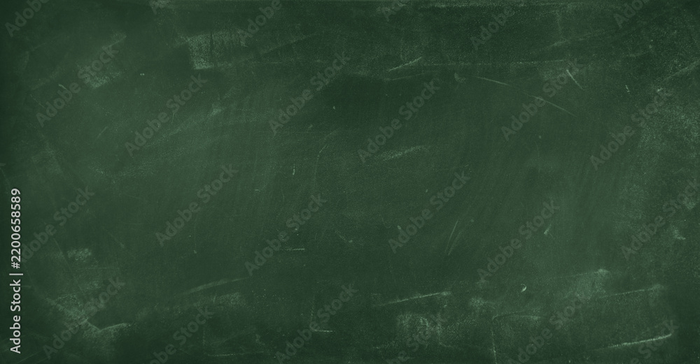 Obraz premium Green chalkboard background