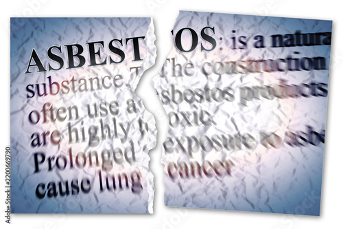 DANGEROUS ASBESTOS DEFINITION - Freedom from asbestos concept