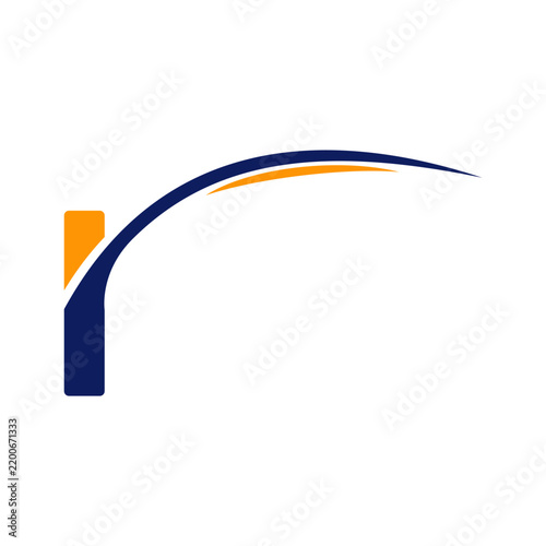Letter I Business Logo Design