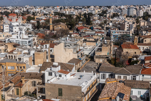 Konstfotografi Aerial view of Nicosia, Cyprus