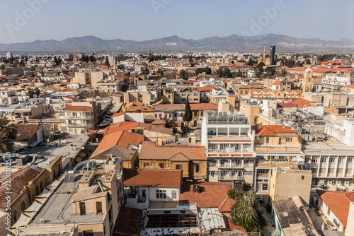 Bild auf Leinwand Aerial view of Nicosia, Cyprus