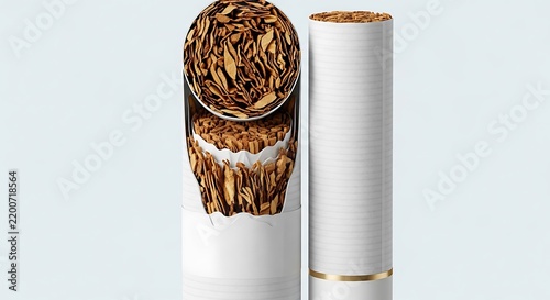 Close-up of a paper towel roll with a textured paper towel on a white background