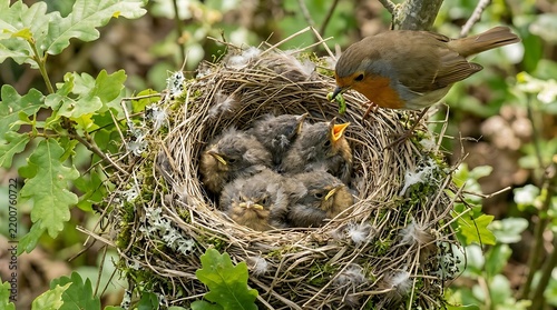 baby birds in nest