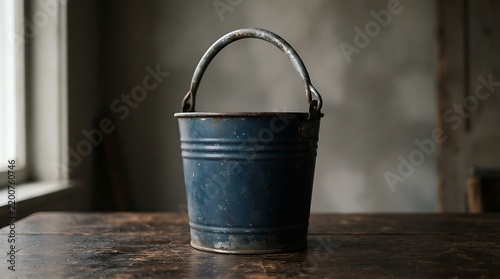 old rusty bucket
