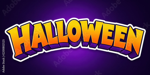 halloween text effect