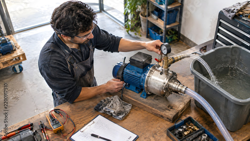 Workshop Pump Testing Bench