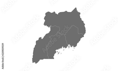 Map of Uganda 
