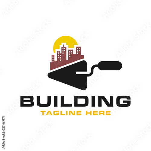 city ​​housing builder logo
