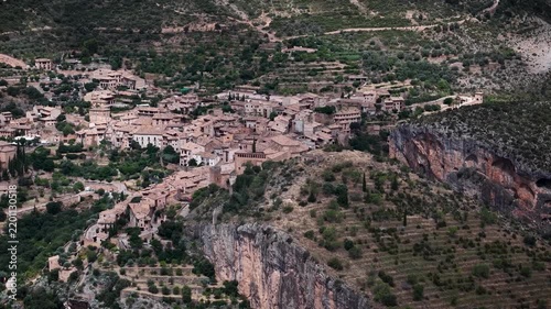4K drone footage of Alquezar, Aragon, Spain. High quality 4k footage