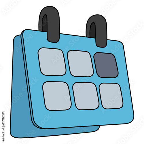 Callender vector illustration