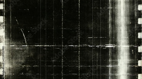 Old grunge grainy cinematic film strip texture background