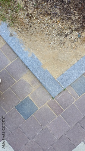 Ground, stone, soil, plants, road, walkway