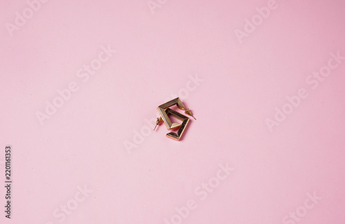 Small Decorative Accessory on Pink Background