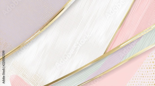 Premium background design with white line pattern (texture) in luxury pastel colour. Abstract horizontal vector template for business banner, formal backdrop, prestigious voucher, luxe invite