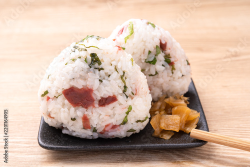 Obraz w ramie 梅しそおにぎり