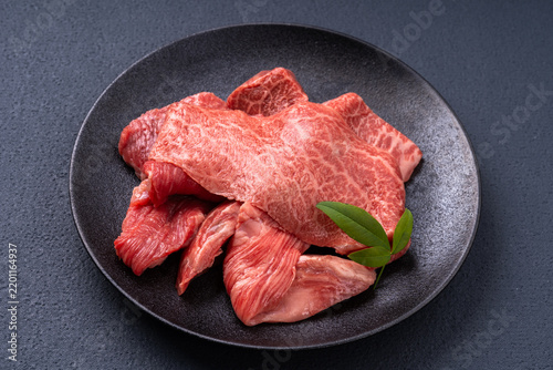 Obraz w ramie 黒毛和牛のすじ肉