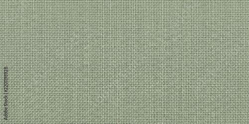 Obraz na plátně Seamless sage green linen fabric texture, close-up macro photography style, soft