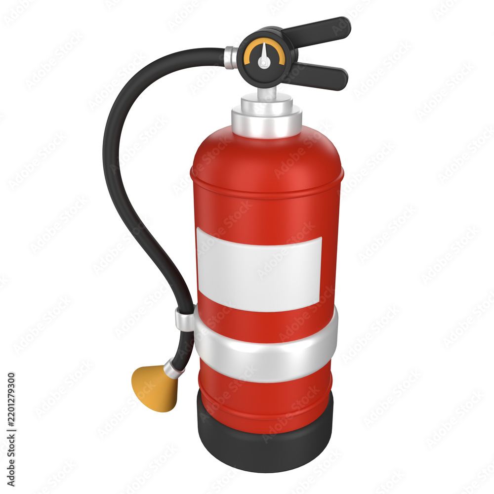 Obraz premium Fire Extinguishe 3D Illustrations