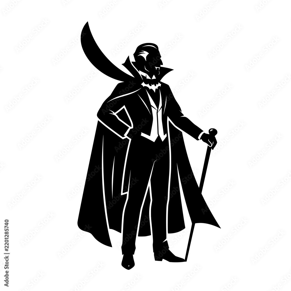 Fototapeta premium halloween witch with a broom