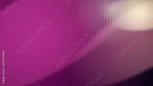 abstract pink magenta wavy fluted glass textured motion loop background